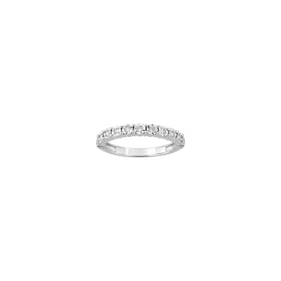 Alliance en or blanc et diamant 0.15ct