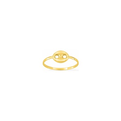 Bague en or jaune, taille 54