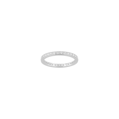 Bague en or blanc et diamant 0.24ct