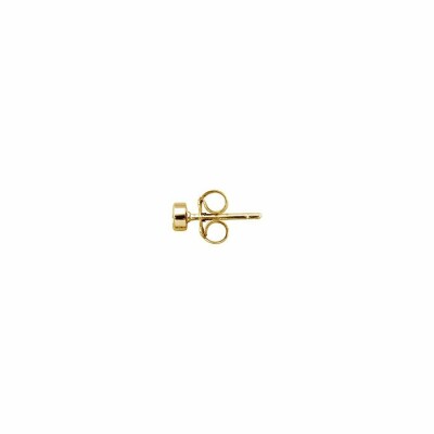 Boucles d'oreilles en or jaune et diamants de 0.01ct