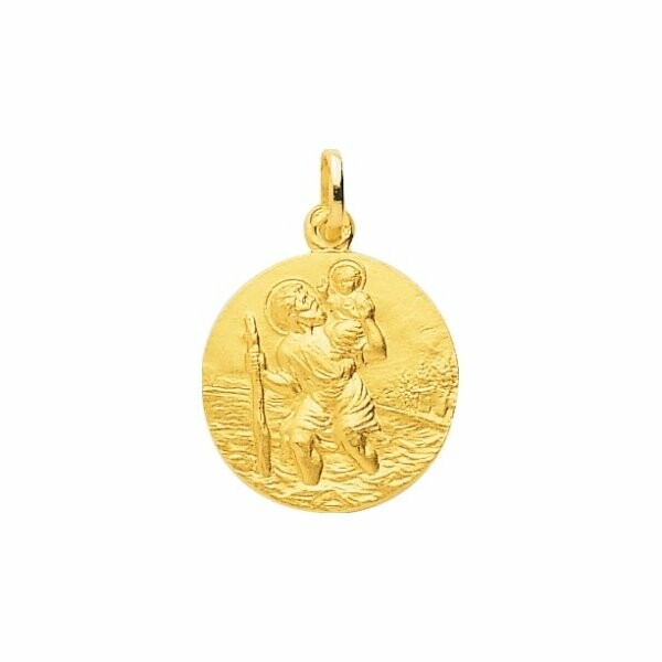 Médaille St-Christophe en or jaune