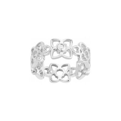 Bague La Garçonne en argent et diamant