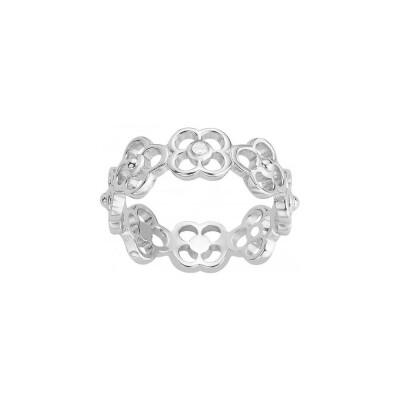 Bague La Garçonne en argent et diamant
