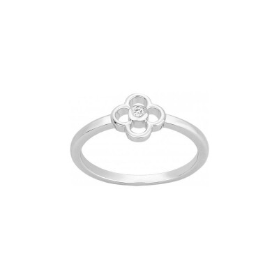 Bague La Garçonne en argent et Diamant, taille 54