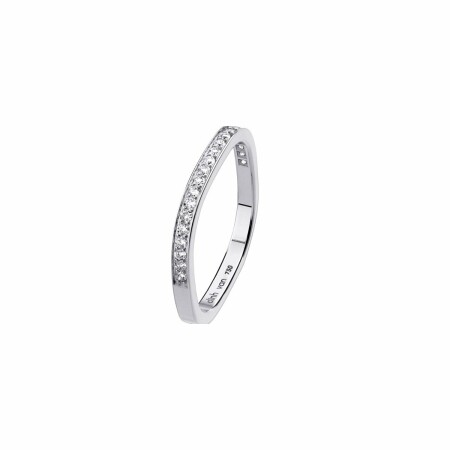 dinh van square wedding ring, 2M, white gold, diamonds