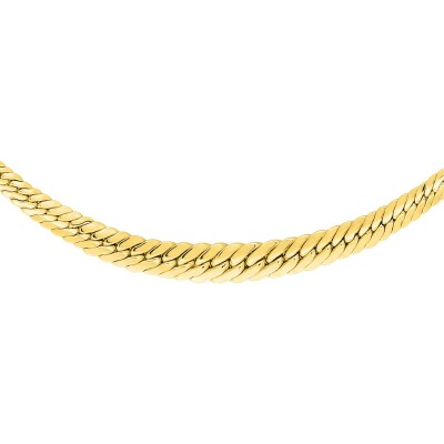 Chaîne maille anglaise en or jaune