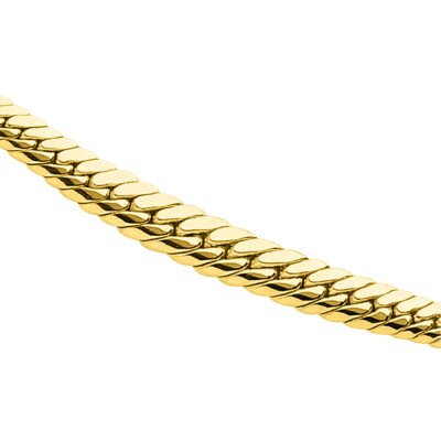 Chaîne maille anglaise en or jaune