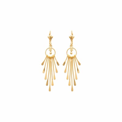 Boucles d'oreilles en plaqué or