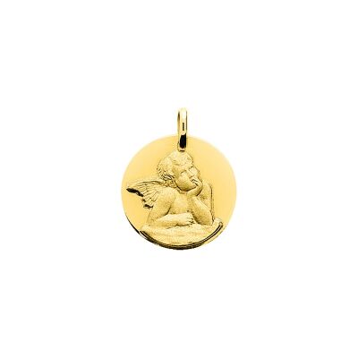 Medaille ange Raphaël en or jaune