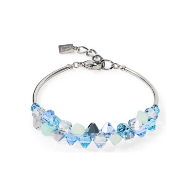 Bracelet Coeur de Lion Dancing Crystals en acier et cristaux Swarovski