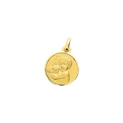 Médaille ange en or jaune