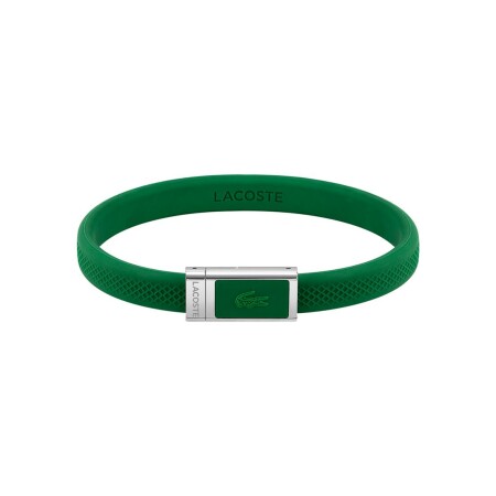 Bracelet Lacoste.12.12 en acier et silicone