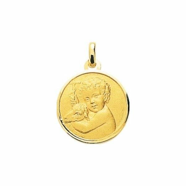 Médaille Ange en or jaune