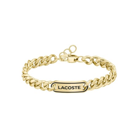 Bracelet Lacoste District en métal doré