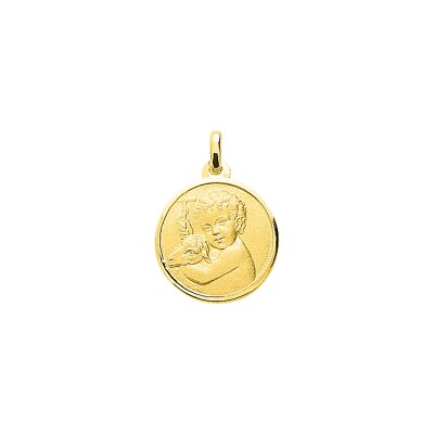 Médaille ange en or jaune