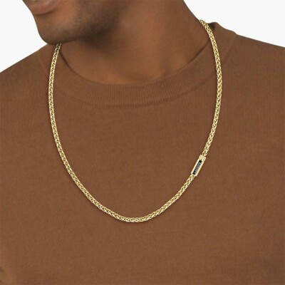 Collier Lacoste Spelt en acier doré