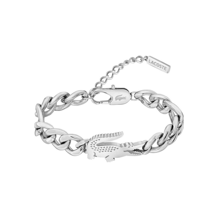 Bracelet Lacoste Crocodile en acier