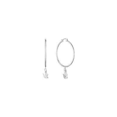 Boucles d'oreilles Lacoste Crocodile en acier