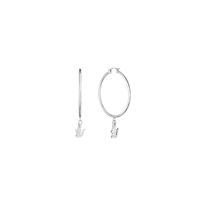 Boucles d'oreilles Lacoste Crocodile en acier