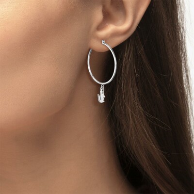 Boucles d'oreilles Lacoste Crocodile en acier