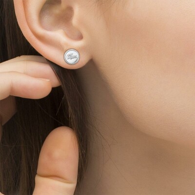 Boucles d'oreilles Lacoste Memento en acier
