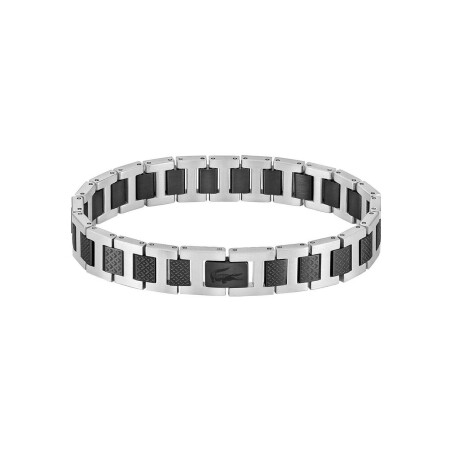 Bracelet Lacoste Metropole en acier et acier noir