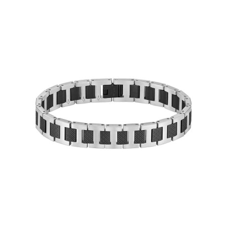 Bracelet Lacoste Metropole en acier et acier noir