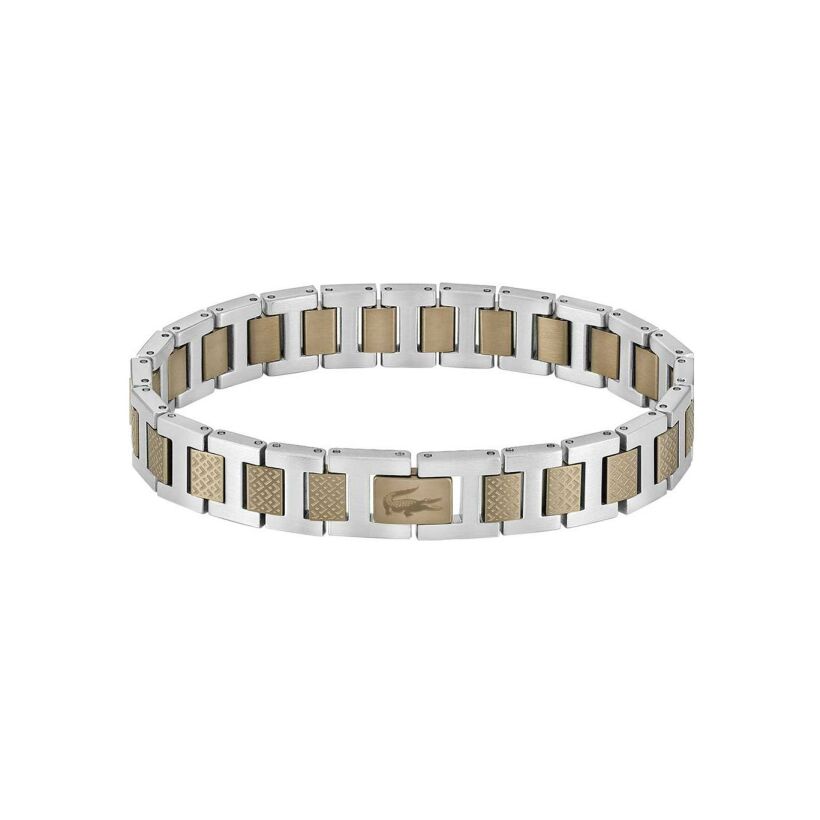 Bracelet Lacoste Metropole en acier et acier beige