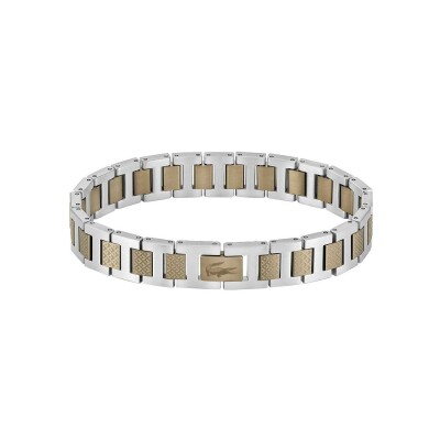 Bracelet Lacoste Metropole en acier et acier beige