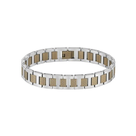 Bracelet Lacoste Metropole en acier et acier beige