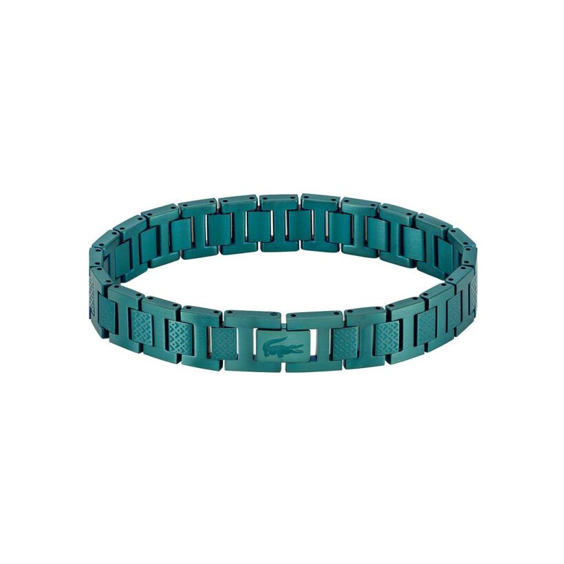 Bracelet Lacoste Metropole en acier vert