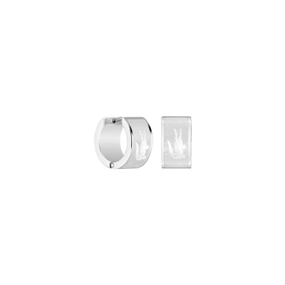 Boucles d'oreilles Lacoste Backhand en acier