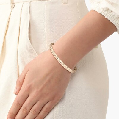 Bracelet Lacoste Metropole en acier doré