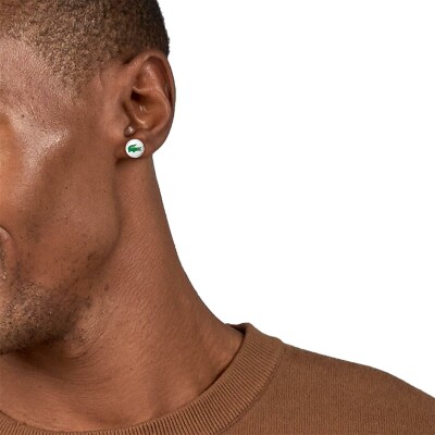 Boucles d'oreilles Lacoste Arthor en acier