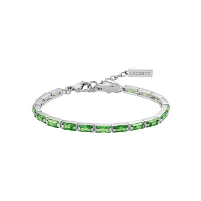 Bracelet Lacoste Duchess en acier et zircon