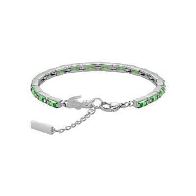 Bracelet Lacoste Duchess en acier et zircon