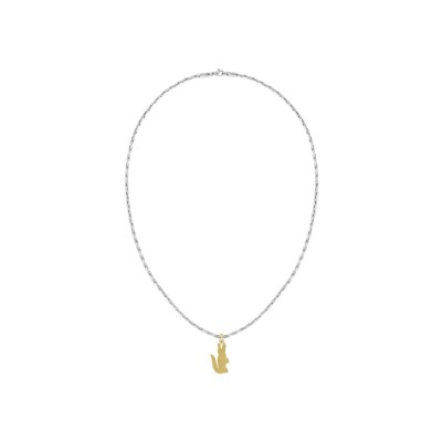 Collier Lacoste Arthor en acier doré