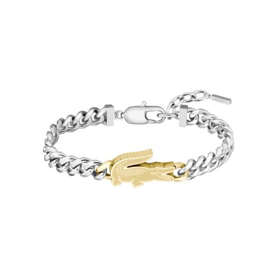 Bracelet Lacoste Arthor en acier doré
