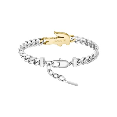 Bracelet Lacoste Arthor en acier doré