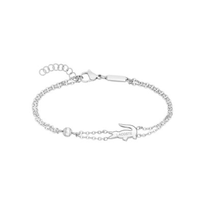 Bracelet Lacoste Crocodile en acier