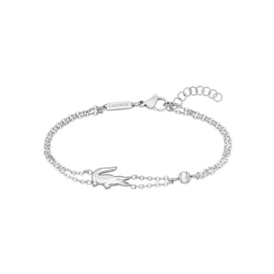 Bracelet Lacoste Crocodile en acier