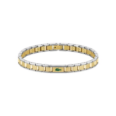 Bracelet Lacoste Metropole en acier et acier doré