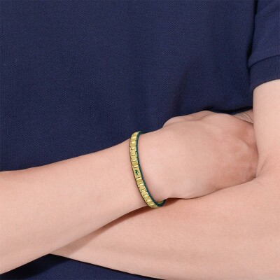 Bracelet Lacoste Metropole en acier doré