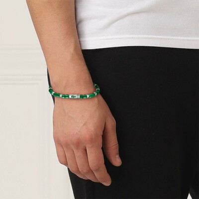 Bracelet Lacoste Matchpoint en acier et agate