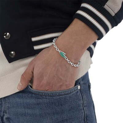 Bracelet Lacoste Arthor en acier et cristal
