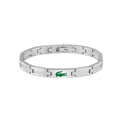 Bracelet Lacoste Stencil en acier