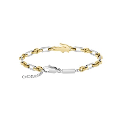 Bracelet Lacoste Arthor en acier et acier doré