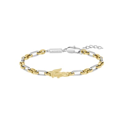 Bracelet Lacoste Arthor en acier et acier doré