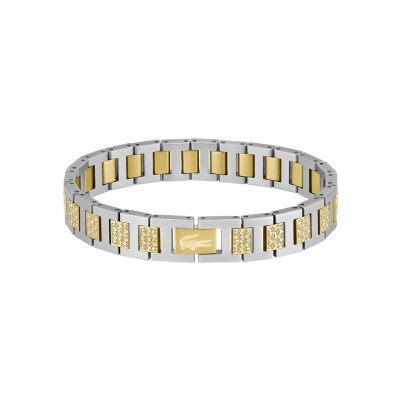 Bracelet Lacoste Metropole en acier et cristal