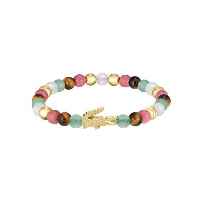 Bracelet Lacoste Matchpoint en acier doré